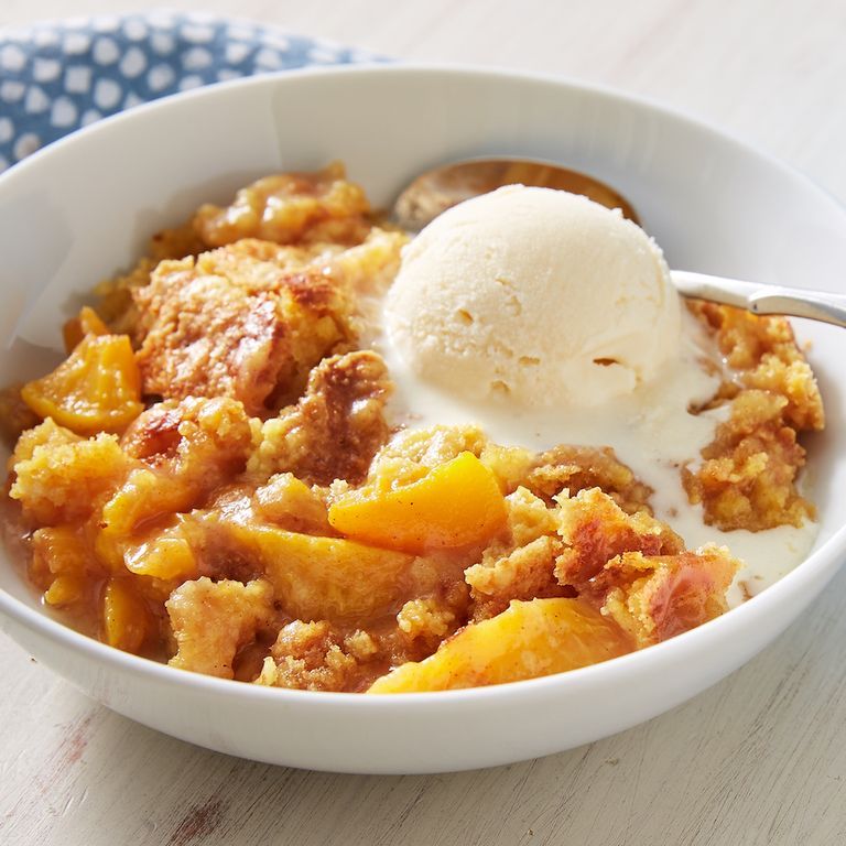 Delish - Peach Dump Cake