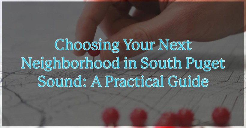 Choosing Your Next Neighborhood in South Puget Sound: A Practical Guide