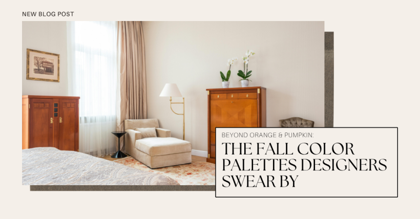 Fall 2025 Color Trends: Designer Palettes Beyond Orange