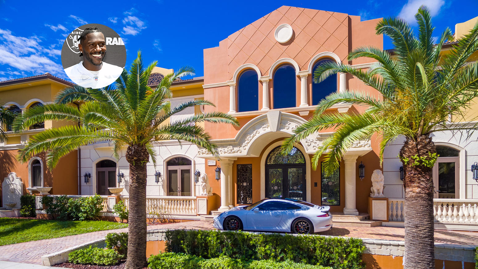 See Antonio Brown's $6.6M 'Scarface-like' Florida home