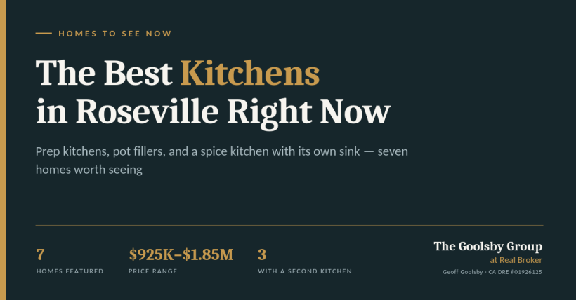The Best Kitchens in Roseville Right Now