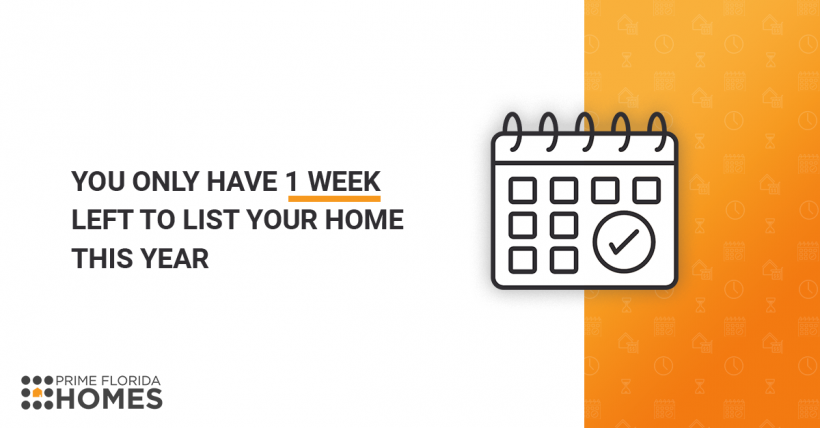 You Have 1 Week Left to List Your Home This Year