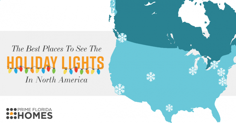 The Best Places To See The Holiday Lights in North America