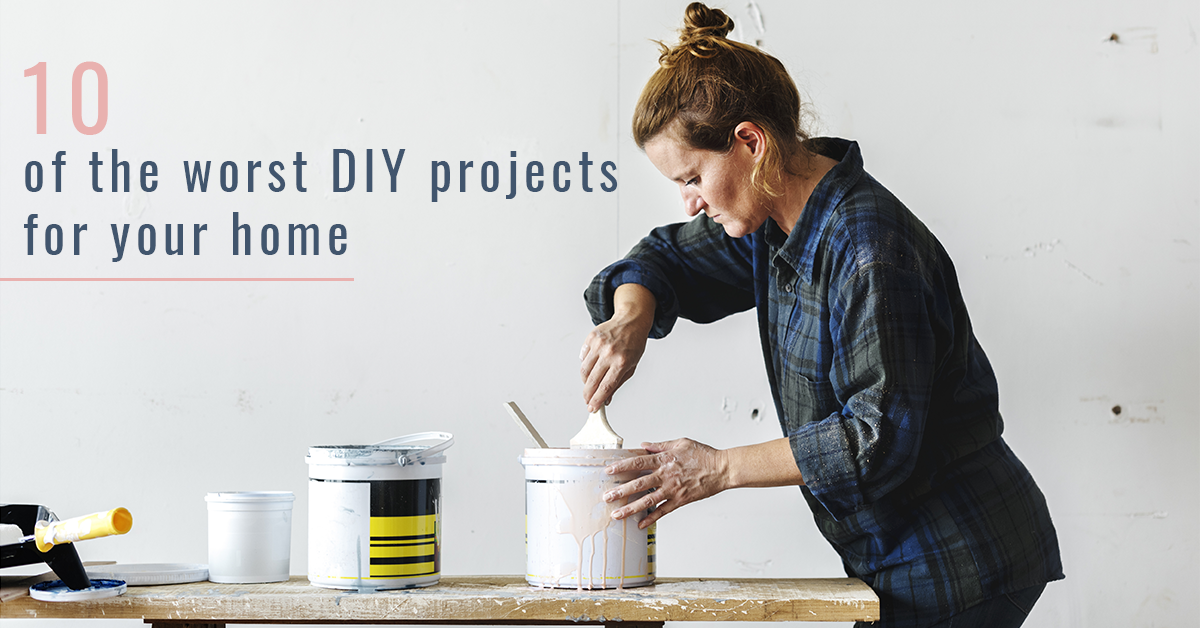 10 Common DIY Projects that Will Leave You Hiring a Professional