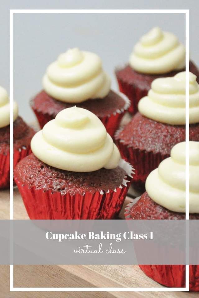 Cupcake Baking Class - Online