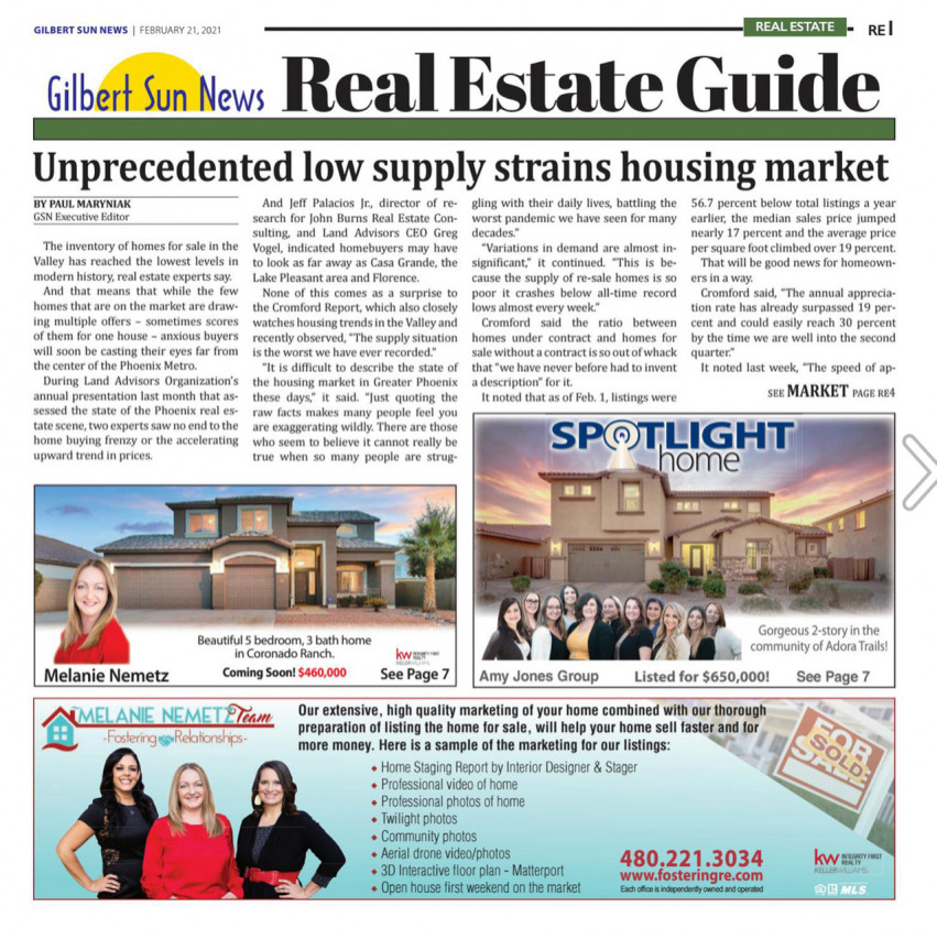 Gilbert Sun News - Real Estate Edition