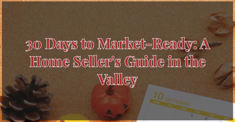 30 Days to Market-Ready: A Home Seller's Guide in the Valley