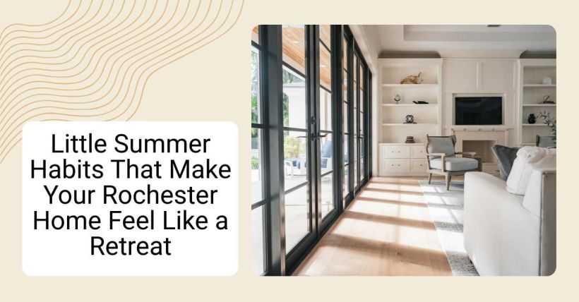 Little Summer Habits That Make Your Rochester Home Feel Like a Retreat
