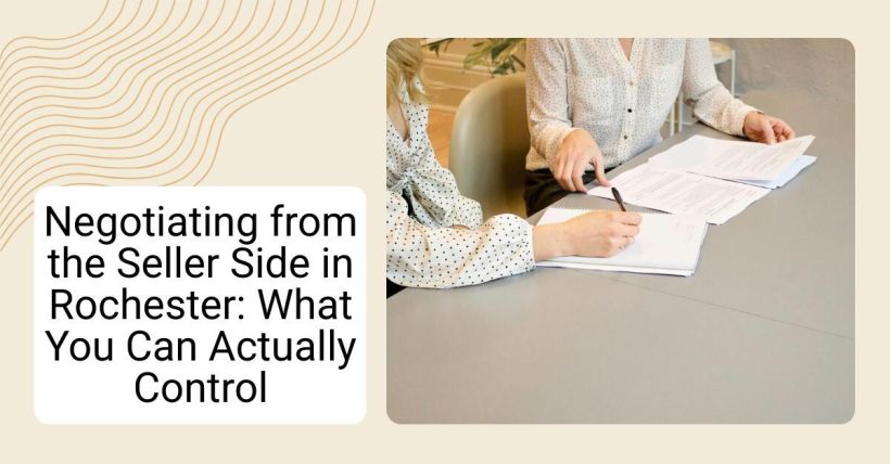 Negotiating from the Seller Side in Rochester: What You Can Actually Control