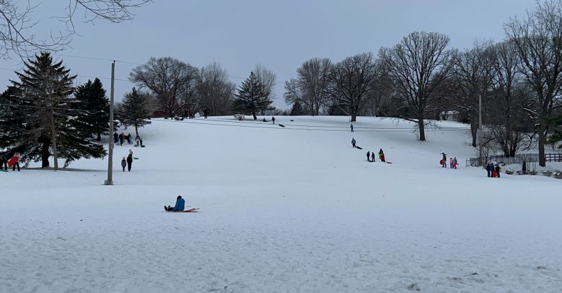 Best sledding Hills in Rochester MN