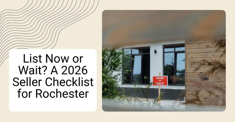 List Now or Wait? A 2026 Seller Checklist for Rochester
