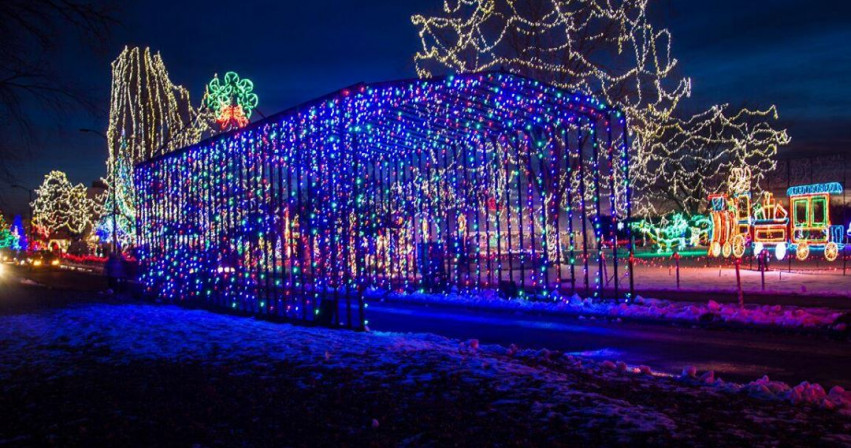 holiday lights trolley tour rochester mn