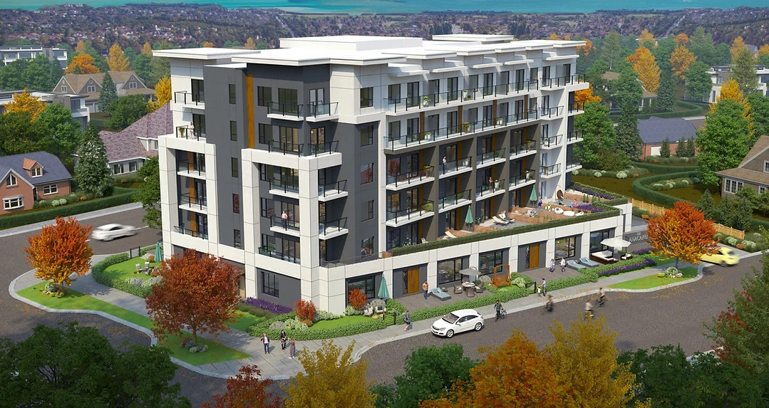 The Anacapri condos and townhome in Kelowna, BC. 