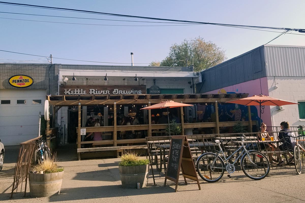 Kettle River Brewing Co in Kelowna on Baillie Ave