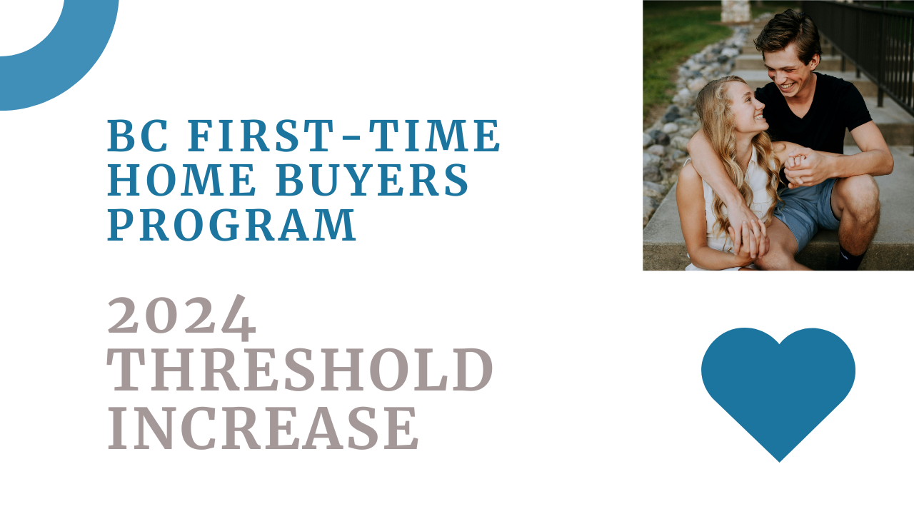 BC's First Time Home Buyers' Program 2024 Update Guide