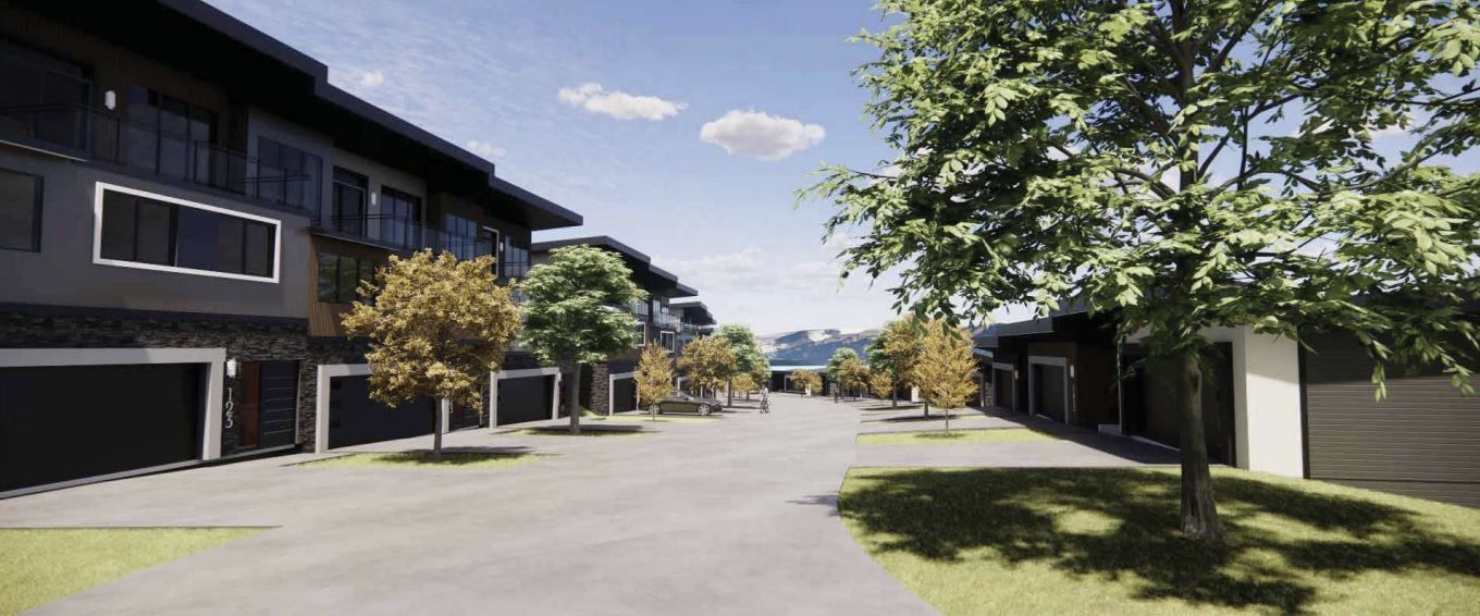 5091 Gordon Drive Kelowna townhome PRESALES with Vantage West Realty