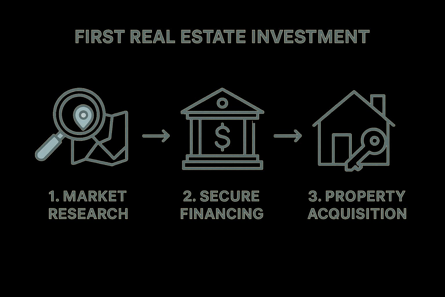 Infographic about real estate investment for beginners