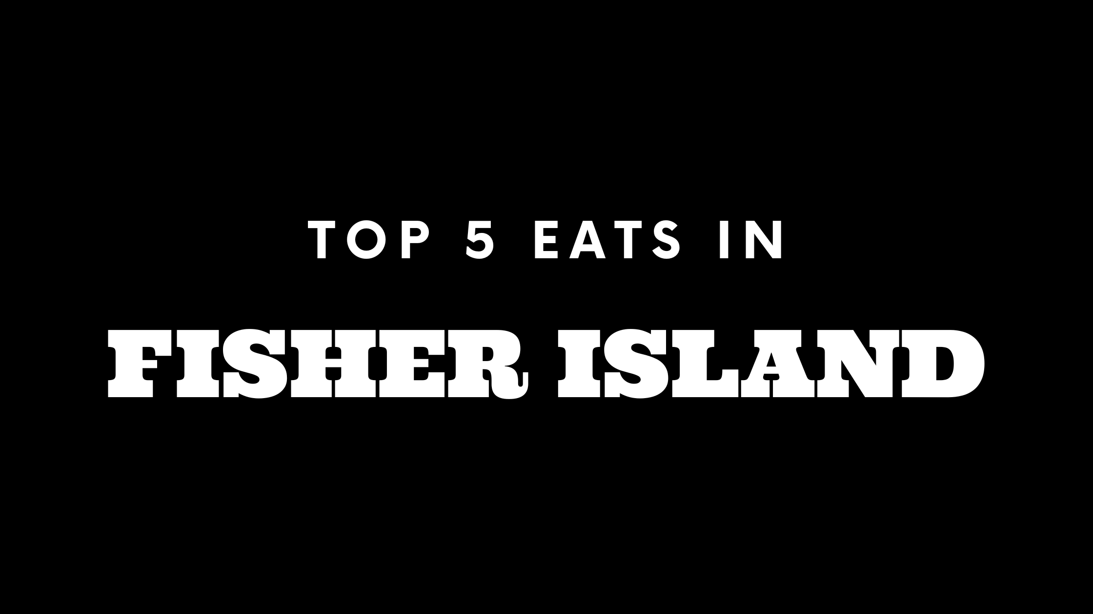 Top 5 Places to Eat in and Near Fisher Island