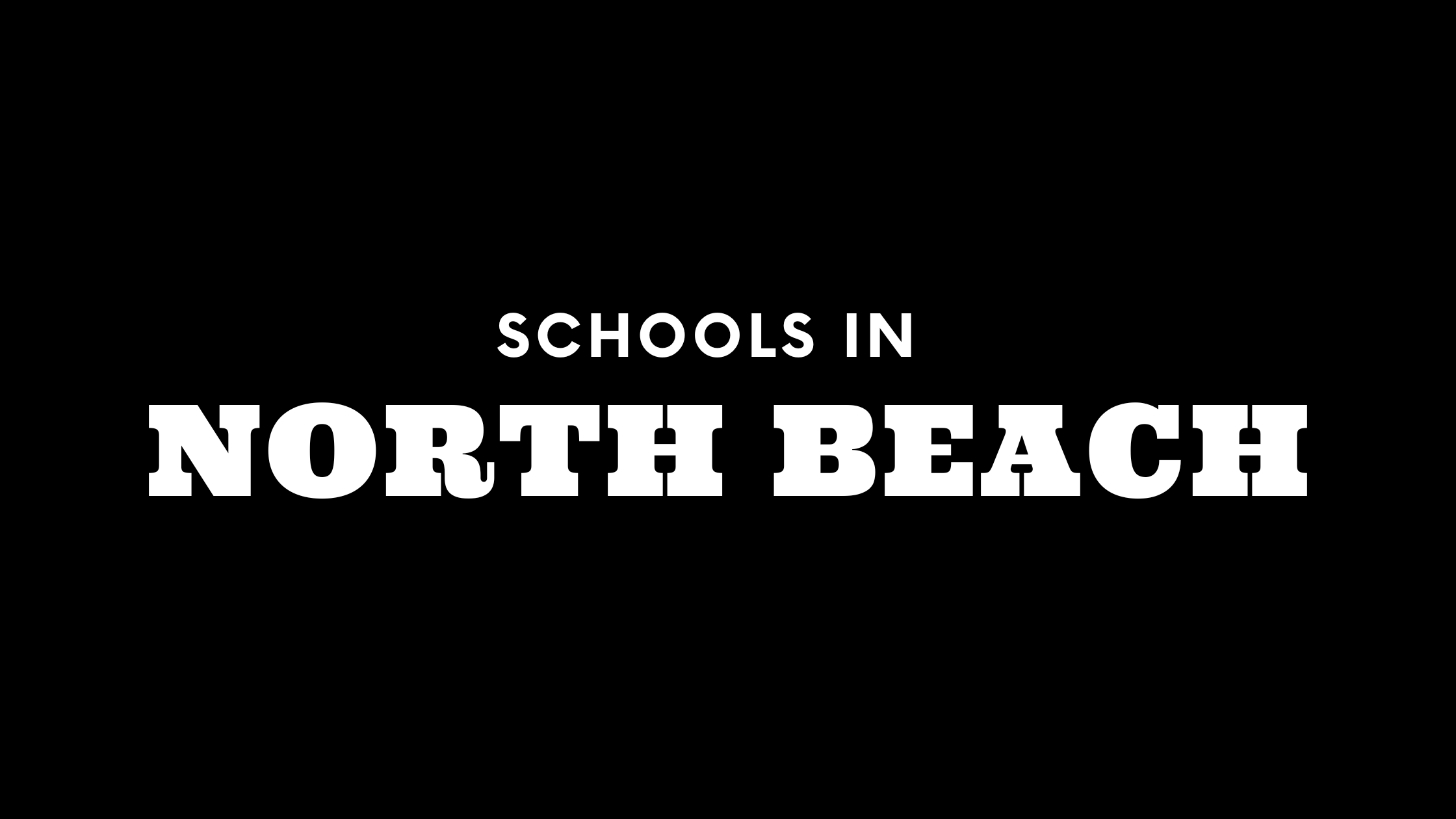 Schools in North Beach