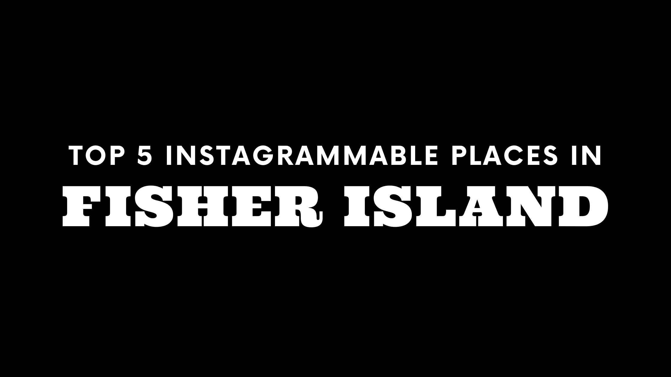 Top 5 Instagrammable Places in Fisher Island