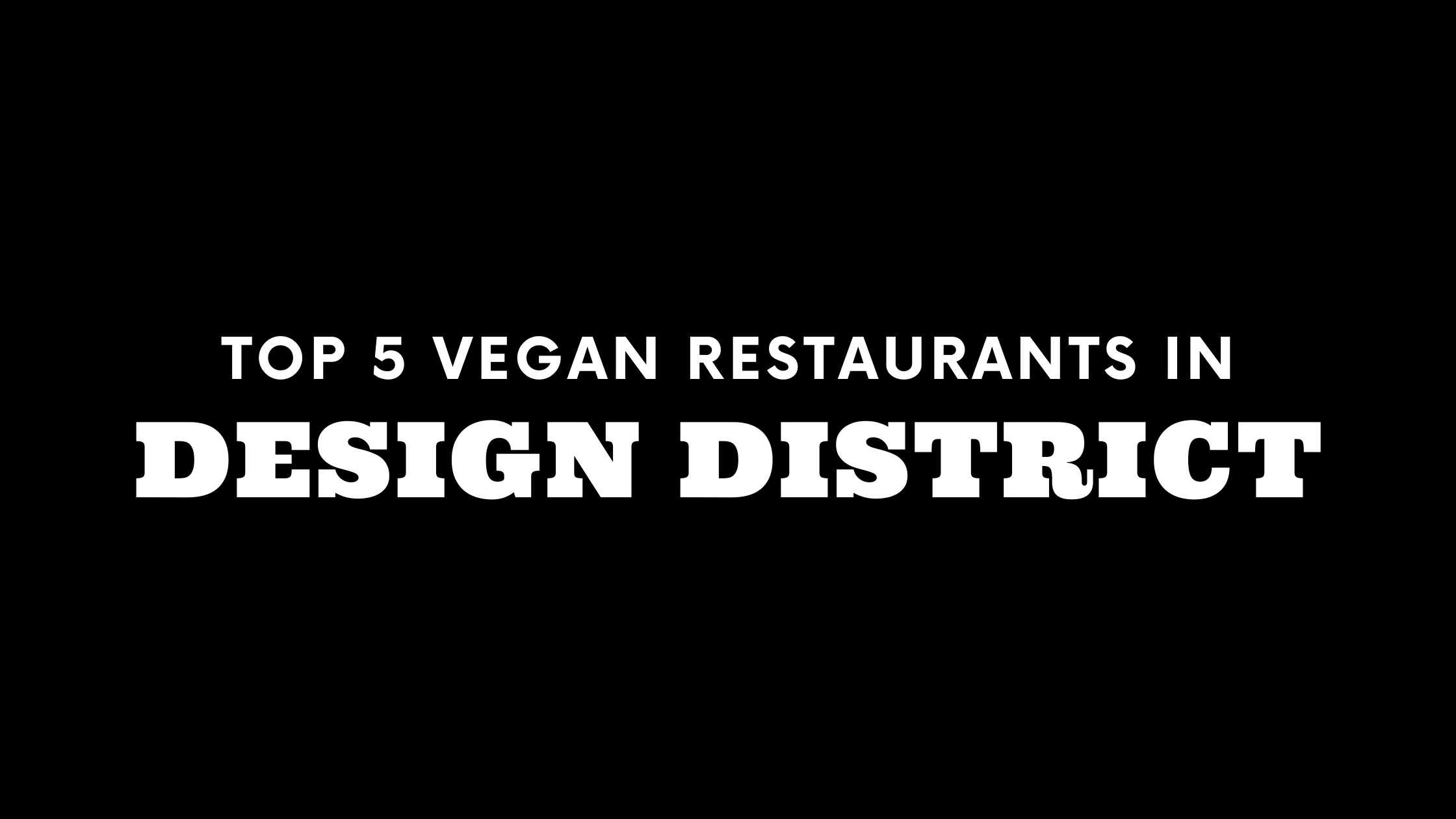 The top 5 restaurants of Miami's Design District