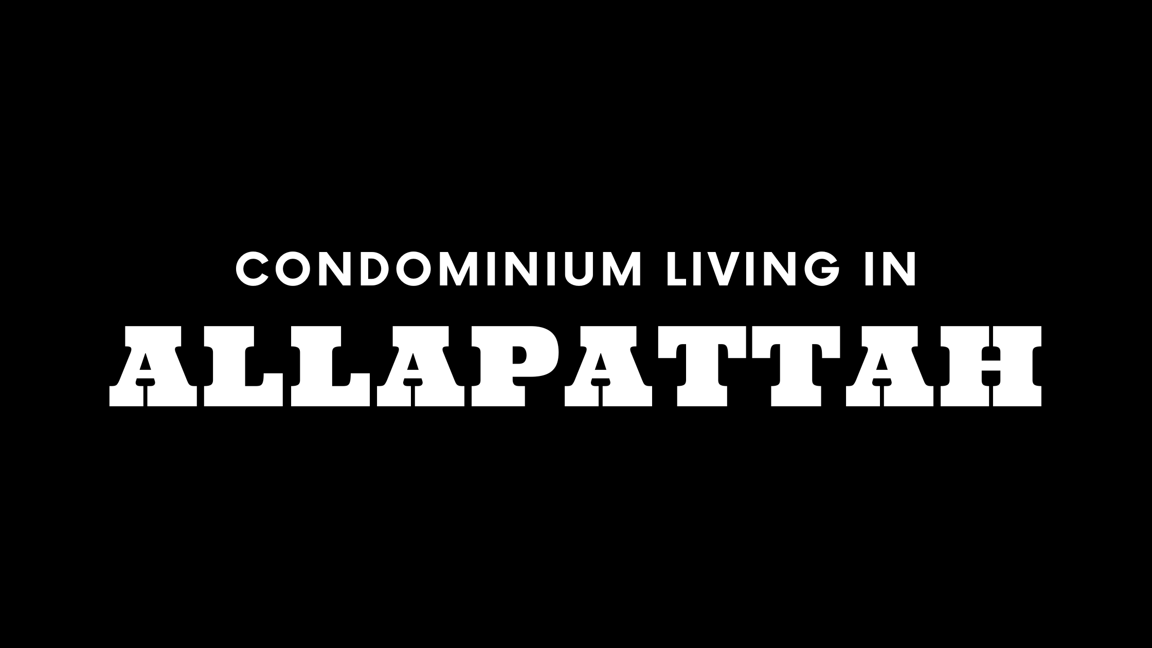 Condominium Living in Allapattah