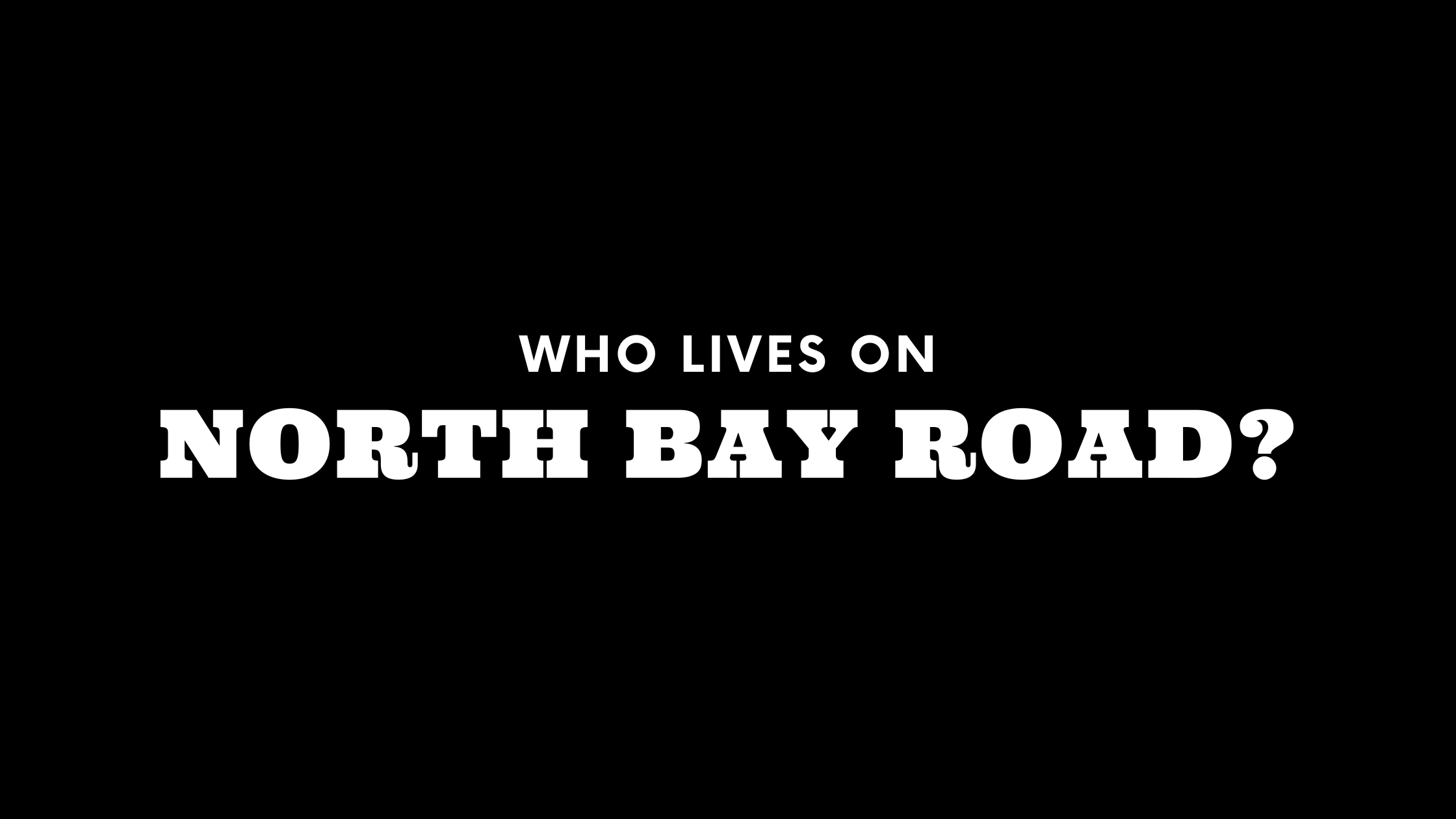 Who Lives on North Bay Road? (It's Not Who You Think!)
