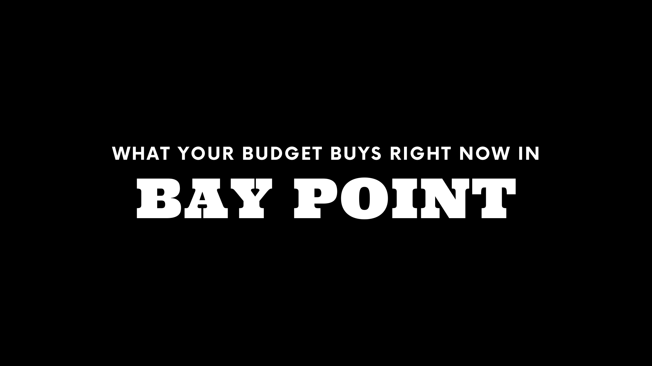 What $4M, $10M, and $15M+ Gets You in Bay Point Right Now