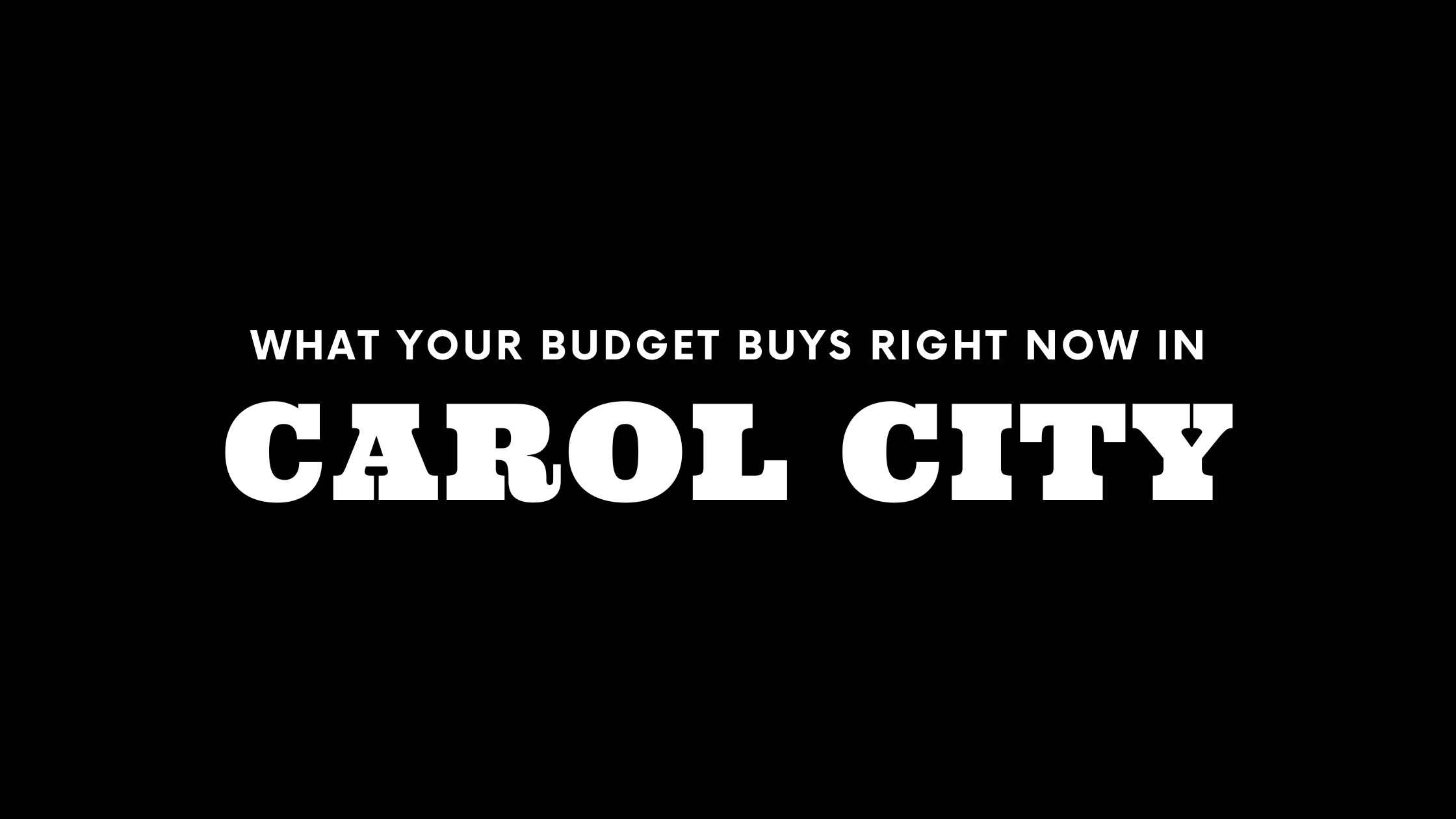 What $400K, $600K, and $700K+ Gets You in Carol City Right Now