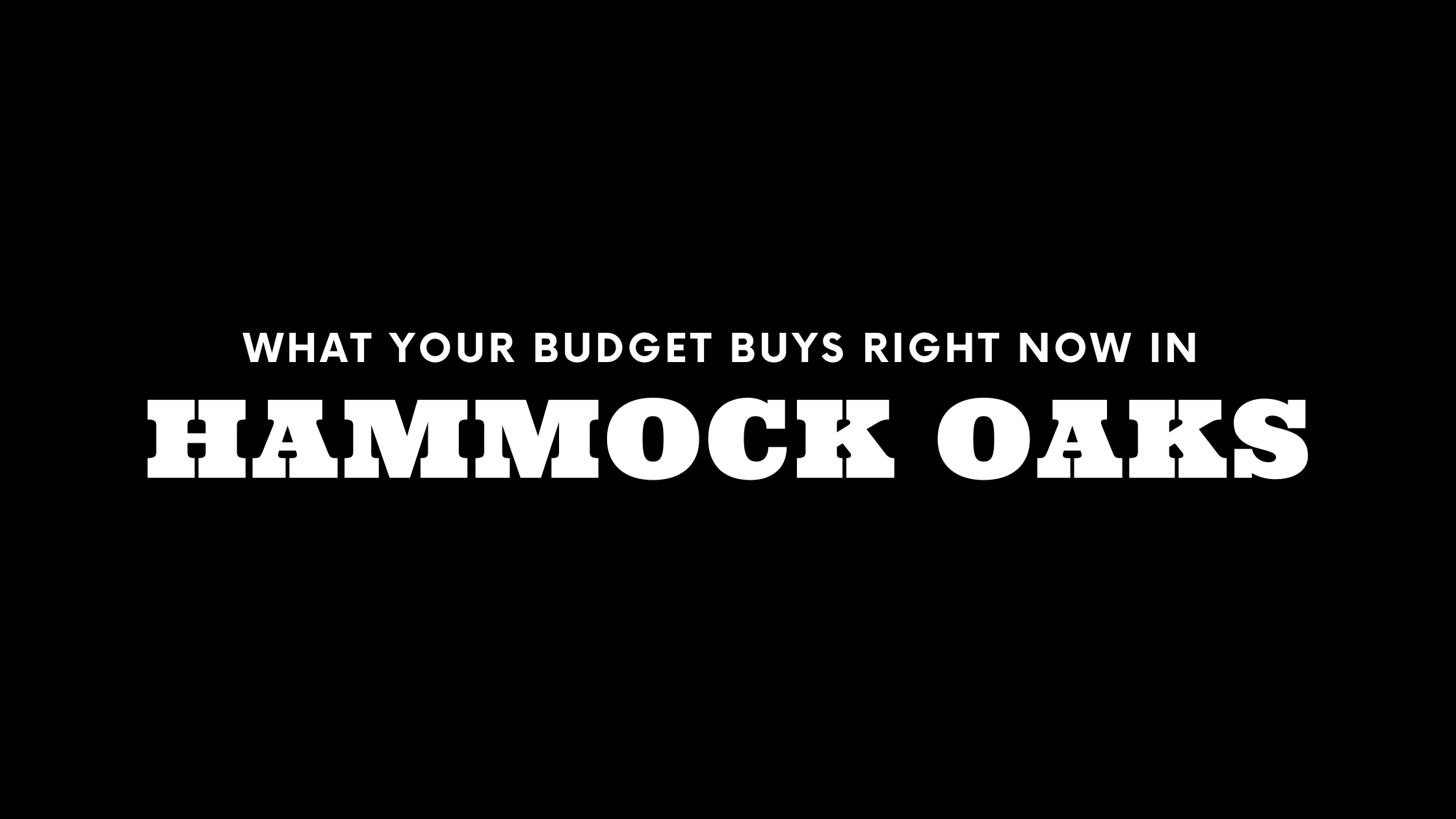What $4M, $6M, and $8M+ Gets You in Hammock Oaks Right Now