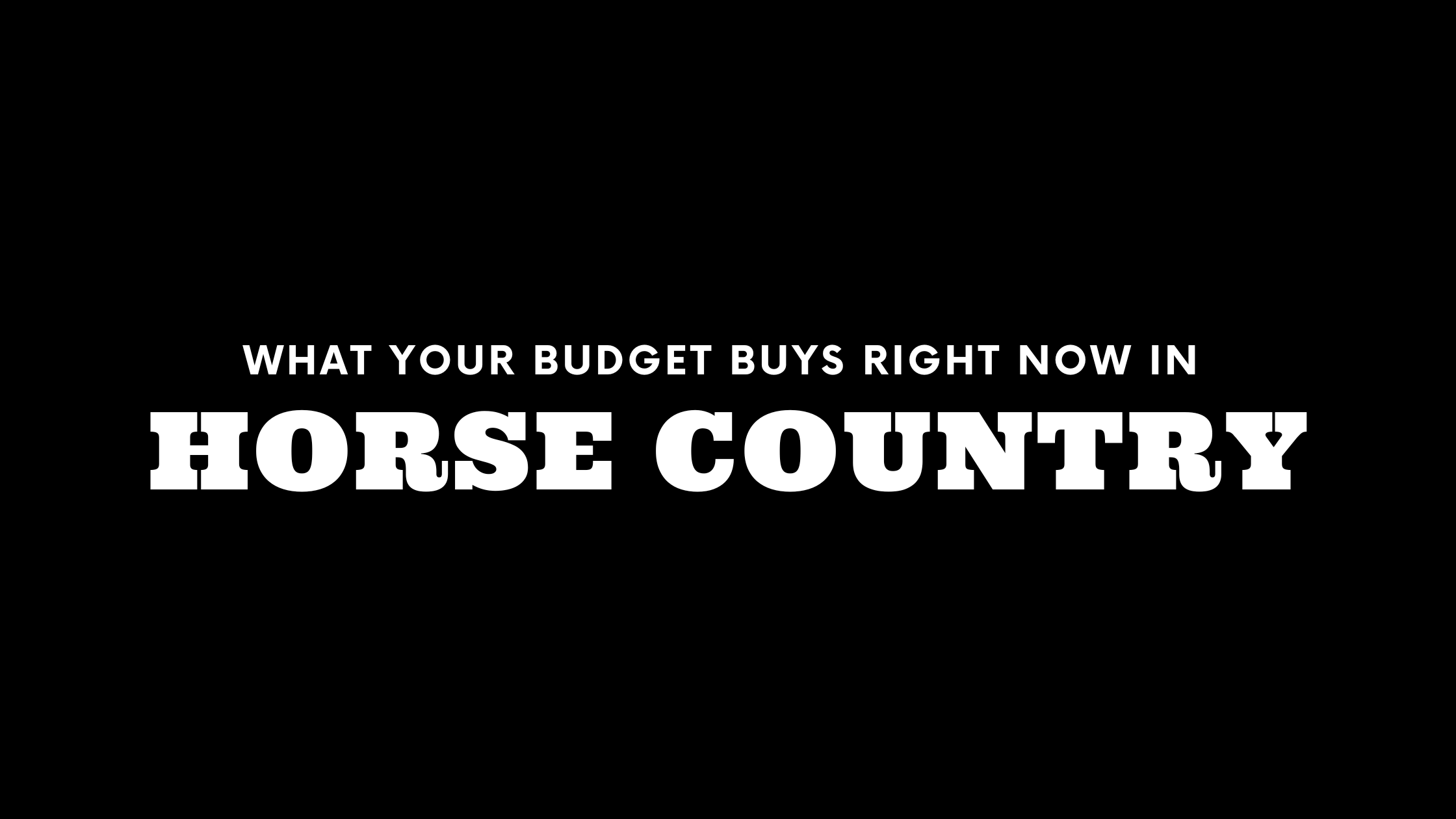 What $2M, $4M, and $6M+ Gets You in Horse Country Right Now