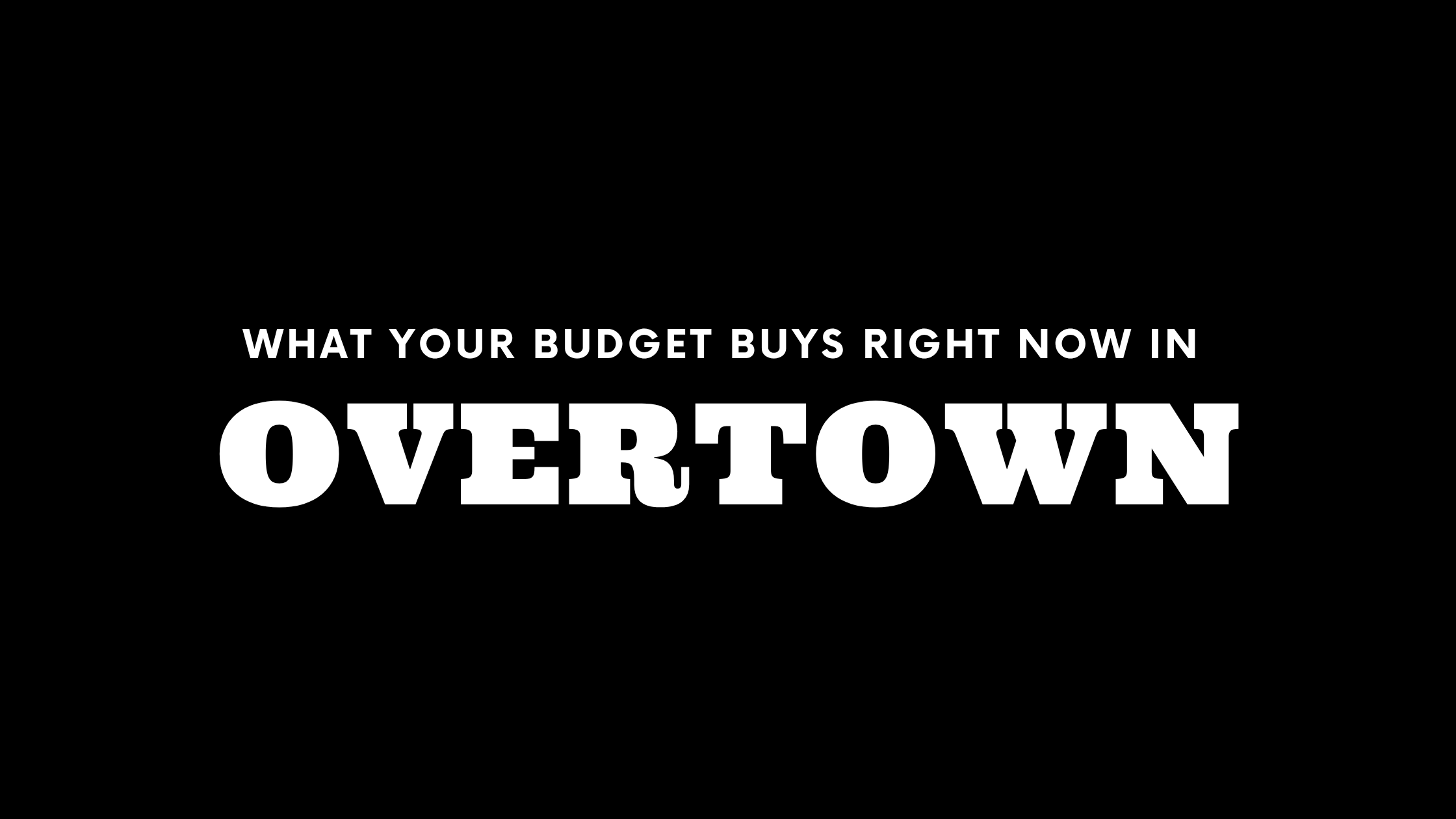What $300K, $500K, and $1M+ Gets You in Overtown Right Now
