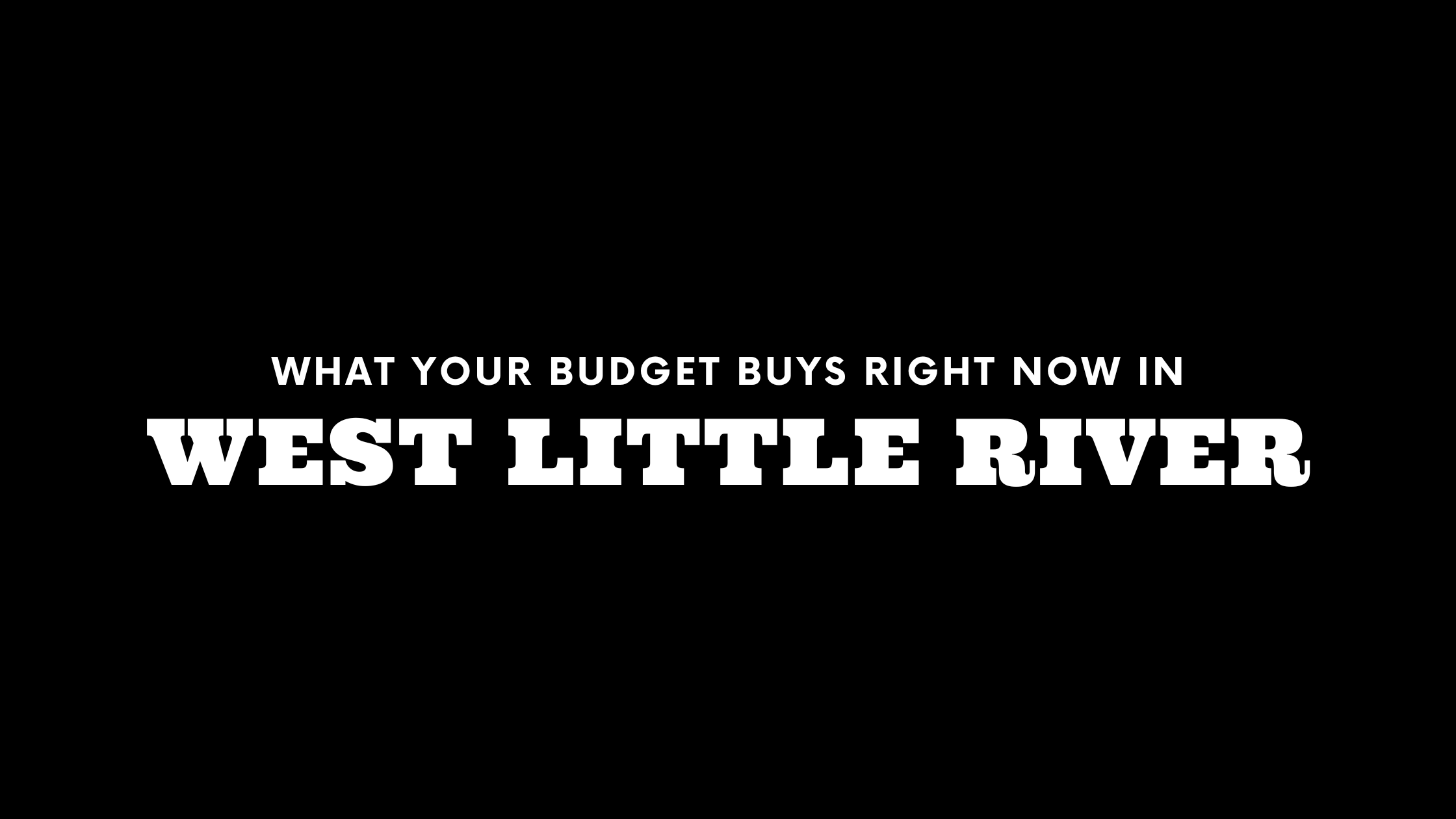 What $300K, $600K, and $900K+ Gets You in West Little River Right Now