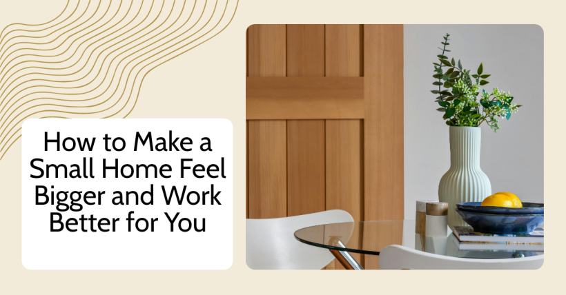 How to Make a Small Home Feel Bigger and Work Better for You