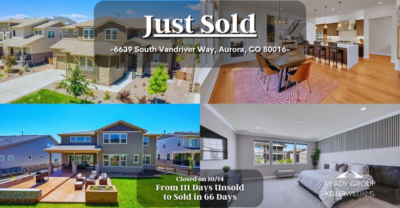 Seller Success Story | 6639 S Vandriver Way Aurora CO | Sold at 94% of Asking