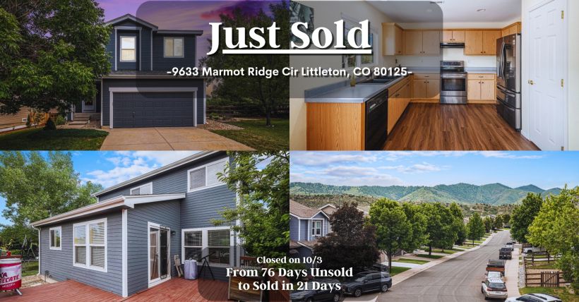 Seller Success Story | 9633 Marmot Ridge Cir Littleton CO | Sold Above Asking