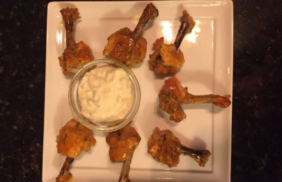 Featured Wedding Hors D'oeuvres: Buffalo Chicken Lollipops