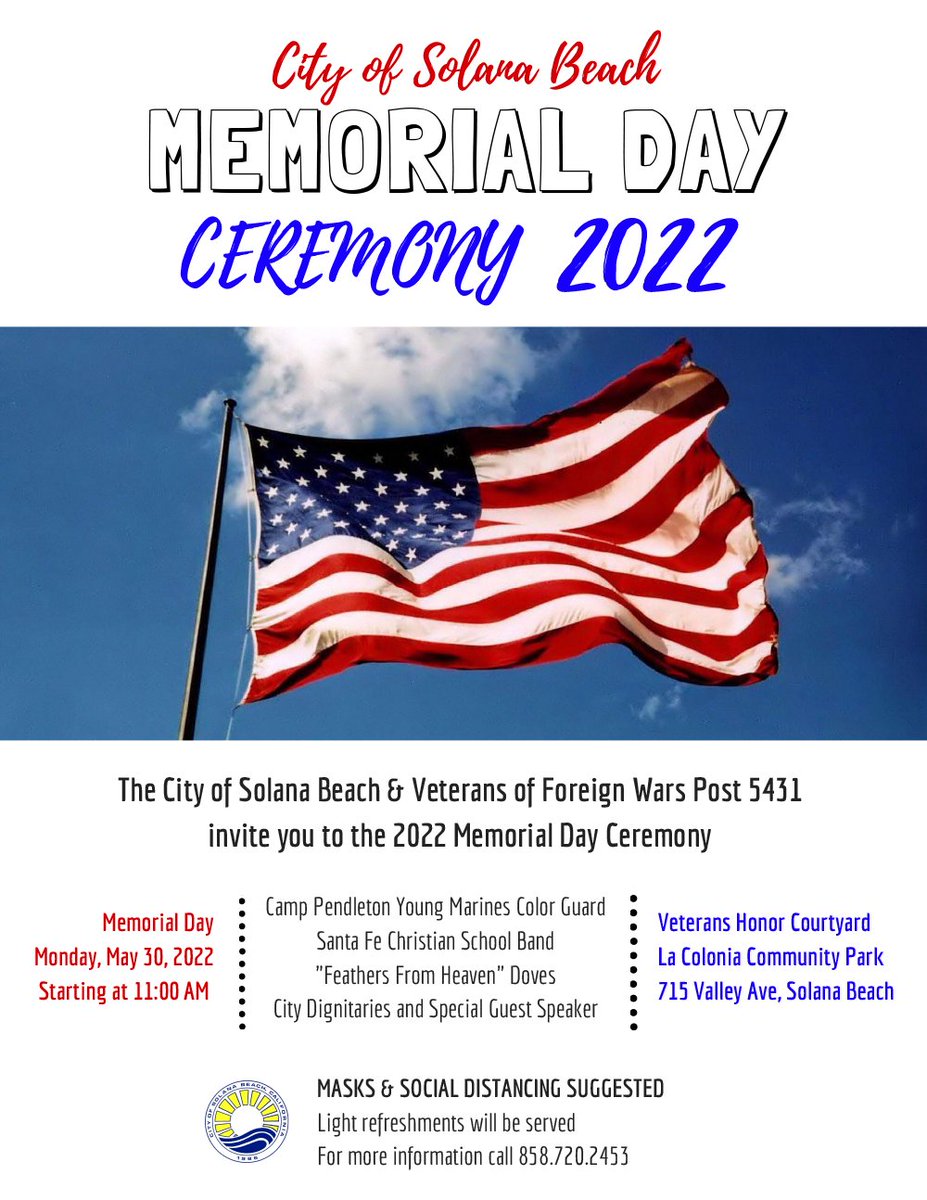 Solana Beach Veterans Day Ceremony