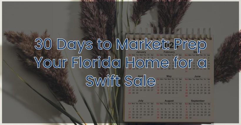 30 Days to Market: Prep Your Florida Home for a Swift Sale