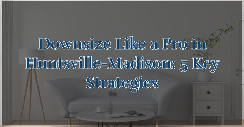 Downsize Like a Pro in Huntsville-Madison: 5 Key Strategies