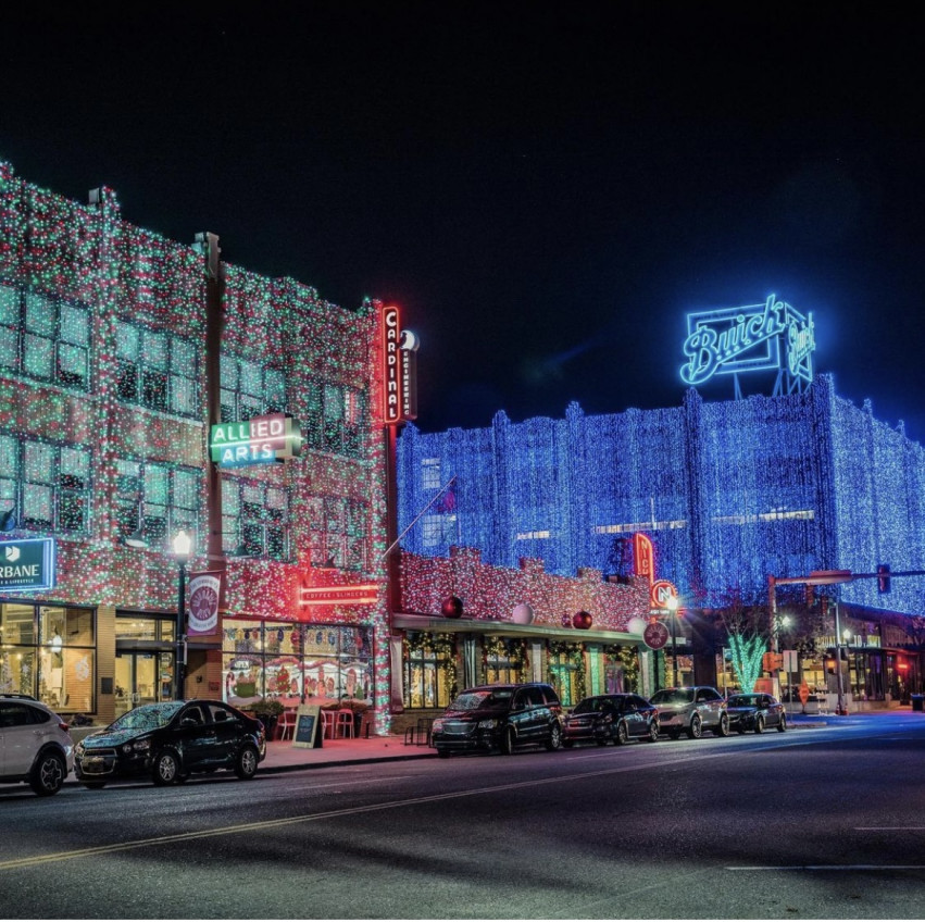 The Best Spots to See Christmas Lights Around OKC