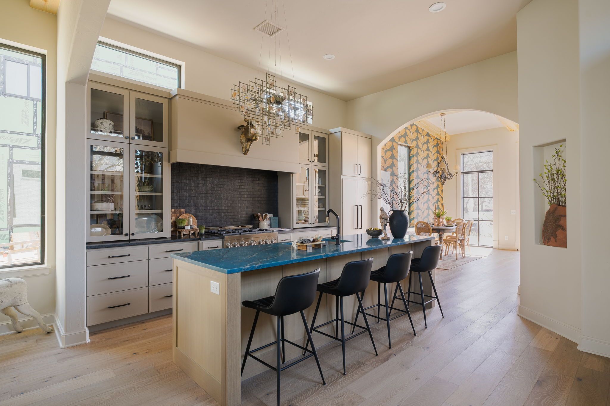 Chef's kitchen with professional range