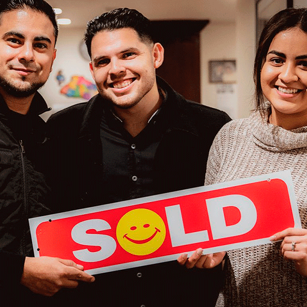 Congratulations to this beautiful couple for buying their first home