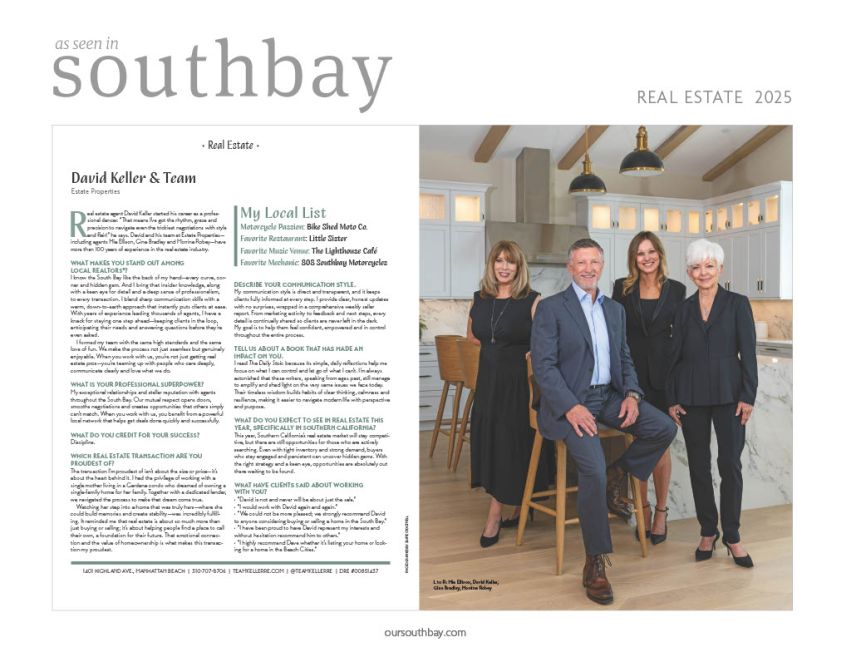 South Bay Magazine with Team Keller
