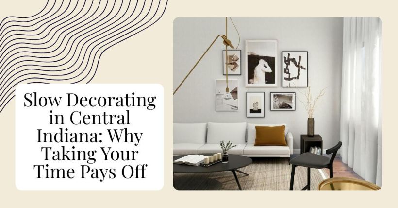 Slow Decorating in Central Indiana: Why Taking Your Time Pays Off