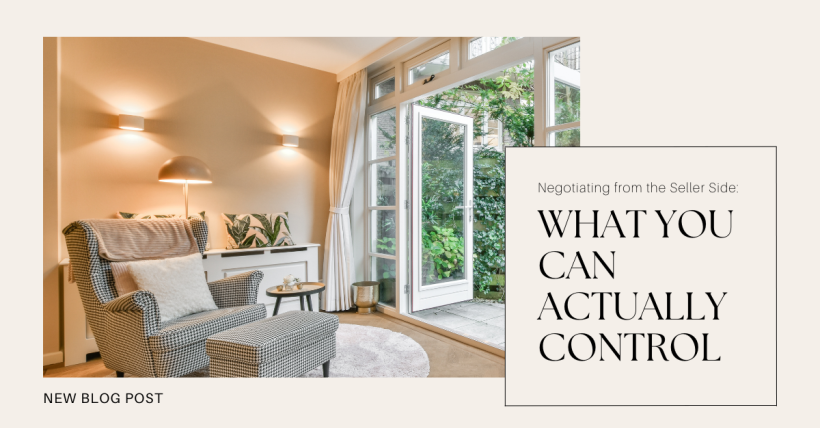 Negotiating from the Seller Side: What You Can Actually Control