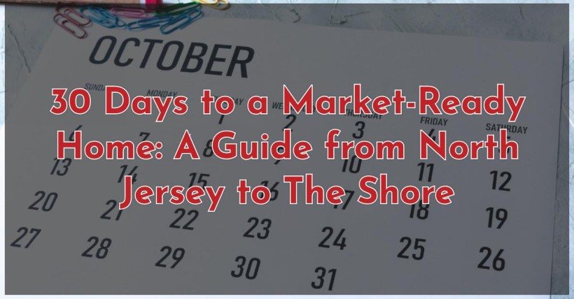 30 Days to a Market-Ready Home: A Guide from North Jersey to The Shore