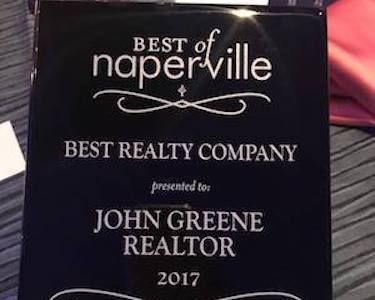 john greene Realtor Voted Best of Naperville for Eighth Year
