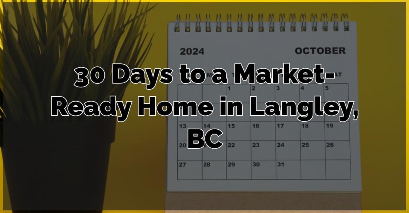 30 Days to a Market-Ready Home in Langley, BC