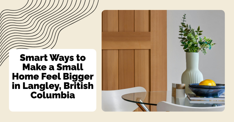 Smart Ways to Make a Small Home Feel Bigger in Langley, British Columbia